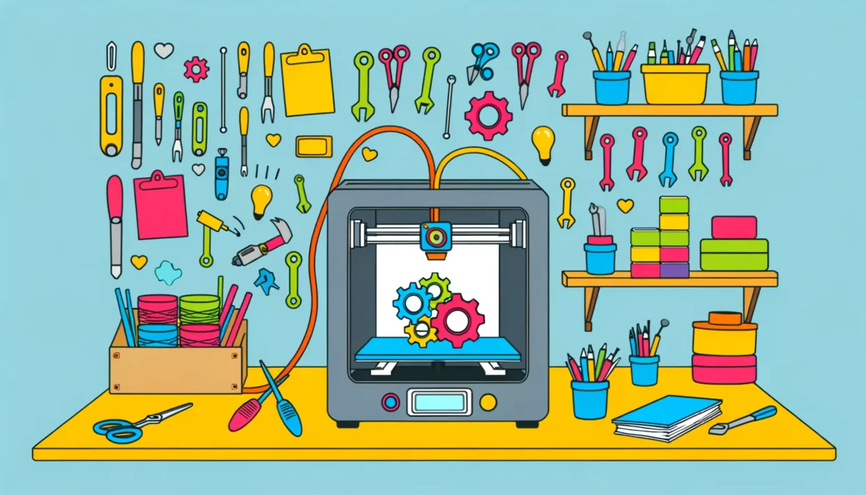 Deze afbeelding illustreert Hoe 3D-print je scharnieren en bewegende onderdelen?