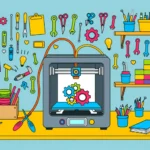 Deze afbeelding illustreert Hoe 3D-print je scharnieren en bewegende onderdelen?